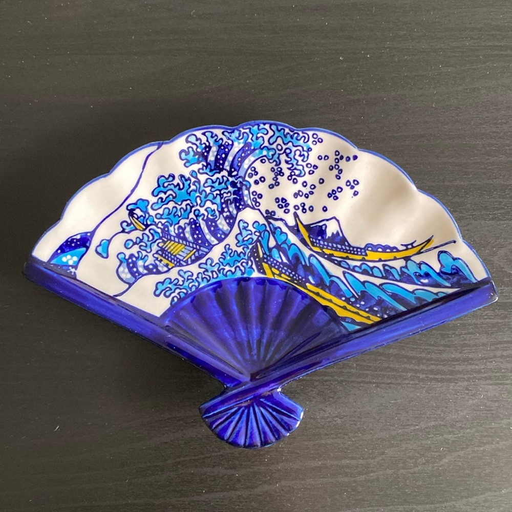 Japanese Ukiyo Style Ceramic Tray